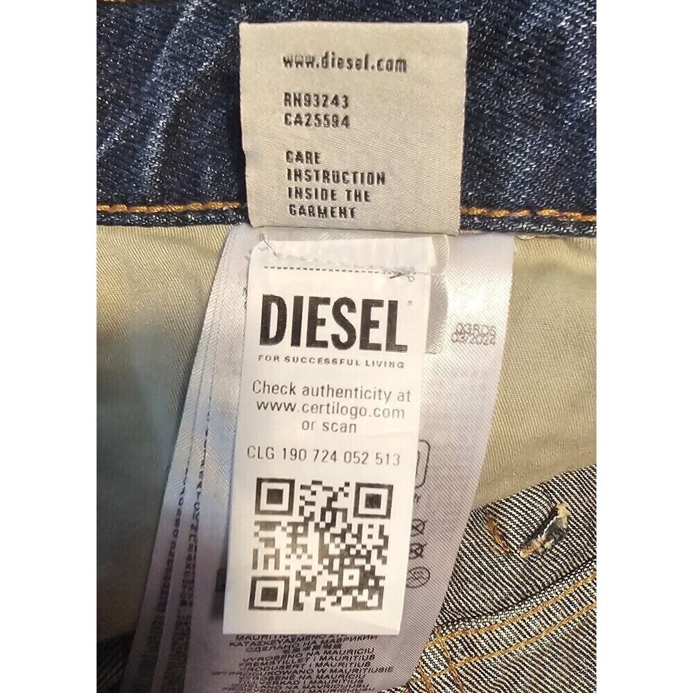 Diesel Womens De-Yuba 5-Pocket Size W28 Mid Rise Medium Wash Denim Shorts NEW - Picture 6 of 16